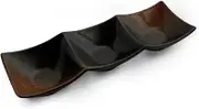 J-Kitchens Small Bowl, 9.4 x 3.1 x 1.5 inches (23.8 x 7.8 x 3.9 cm), 3 Pieces, Deep Condiment Dish, 3 Point Deep Condiment Dish, Made in Japan