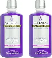 Strip Same-Day Detox Drink, Extra Strength Cleansing Quick Flush Potent Deep System Cleanser Grape Flavor (32 oz) (2 Pack)
