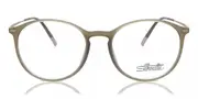 Silhouette Illusion Lite 2931 5640 Men's Glasses Green Size 49 - Private Health Rebate - Blue Light Block Available