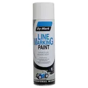 Dy-Mark LINE MARKING PAINT Long Lasting Lines Fast Drying Spray 500g WHITE