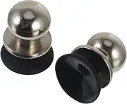 Homoyoyo 2pcs Mini Game Joystick for Mobile Phone Tablet Metal Construction Fixed Silicone Base for Stability