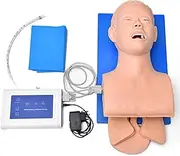 CSTAL Human Tracheal Intubation Training Model, Adult Tracheal Intubation Operation Simulator, Oronasal Airway First Aid Medical Nursing