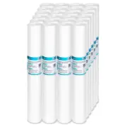 25 Pack 20" x 2.5" 1/5/10/20 Micron Sediment Whole House Water Filter Cartridges