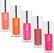 Healeved 5pcs Lip Gloss Lip Moisturizer Oil Hydrating Lip Care Supplies for Women