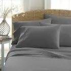 6 Piece Bed Sheet Set 2100 Series Microfiber Comfort Deep Pocket Hotel Bedsheets