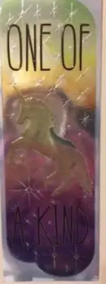 UNICORN wall sticker 1 big FOIL decal room decor ONE OF A KIND mythical horse