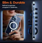 For iPhone 16 15 14 13 12 Pro Max Magsafe Case Cover Magnetic Shockproof Clear