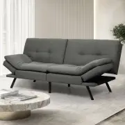 Levede Sofa Bed 3 Seater 180cm Futon Recliner Lounge Couch Convertible Fabric
