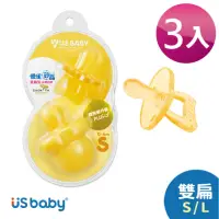 在飛比找momo購物網優惠-【US BABY 優生】升級版 矽晶 安撫奶嘴-3入組(雙扁