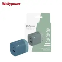 在飛比找HOTAI購優惠-【Wellypower】GaN氮化鎵30W雙孔快速充電器-限