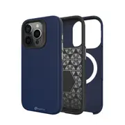 iPhone 16 Pro Compatible Case Cover With Shockproof Rugged And Compatible With Magsafe Technology - Navy