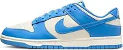 [Nike] Dunk Low Retro Men's Shoes (DV0833-113, Coconut Milk/Gym Red/Sail/University Blue), Coconut Milk/Gym Red/Sail/University Blue, 8