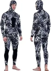MYLEDI Neoprene 3mm Super Stretch Camouflage Fullsuit for Freediving Snorkeling Swimming Spearfishing Wetsuit