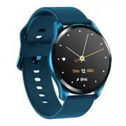 1.28 Inch Tft Colour Screen Ip67 Waterproof Smart Watch Support Body Temperature Monitoring Sleep Heart Rate Blue Smart Watches