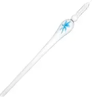 TEHAUX Glass Dip Pen Novelty Writing Instrument Elegant Glass Ink Pen Safe Smooth for Students