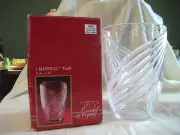D'Arques cyrstal vase Mistral 6 3/4" NIB France