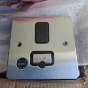 10 pck MK by Honeywell 13a DP switched Connection unit, Flex outlet K14971BSSB