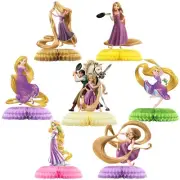 Rapunzel Birthday Party Decorations, 7Pcs Tangled Theme Party Centerpieces Ta...