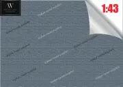 1:43 Scale Modern Blue/ Grey brick wall - Self adhesive sheets Design 14
