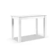 Hugo Outdoor Ceramic 1.5m Rectangle Aluminium Bar Table 1.5m - White