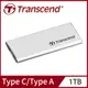 Transcend 創見 ESD260C 1TB USB3.1/Type C 雙介面行動固態硬碟 - 晶燦銀 (TS1TESD260C)
