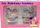 Hoshi no Kirby Rainbow Acrylic Pair glass Cup Set Tumbler New Japan nintendo