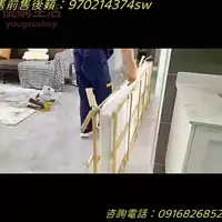 在飛比找樂天市場購物網優惠-~定制現代簡約鐵藝隔斷屏風入戶客廳半墻不銹鋼長虹玻璃洗漱臺輕