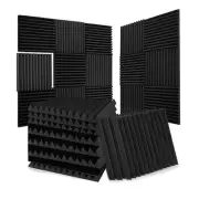 52 Pack Acoustic Panels 1 X 12 X 12 Inches Sound Proof Foam Panels for2560