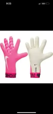 Nike Size 8 Mercurial Goalkeeper Touch Elite Soccer Gloves DC1980-606 Pink Blast