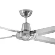 Martec Precision 316 52" 4 Metal Blade AC Ceiling Fan - Stainless Steel