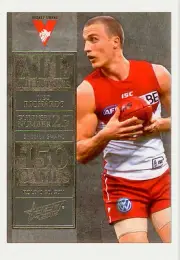 2012 Select AFL Champions Milestone Card MG64 Ted Richards (Sydney)