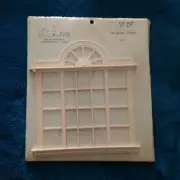 Window Circlehead W2 - dollhouse miniatures 1/12 scale - wood
