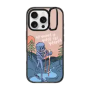 iPhone 16 Pro Impact Ring Stand Case MagSafe Compatible Wander by Emma Atterbury