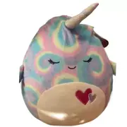 Squishmallows "Ter" The Narwhal 11" Unicorn Rainbow Plush Stuffed Animal NWT