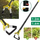Garden Hoe Tool 1.2/1.6M Stainless Steel Sharp Stirrup Loop Hoe Ergonomic ☤☤