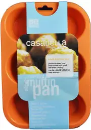 Casabella Muffin Baking Pan Standard Size Silicone