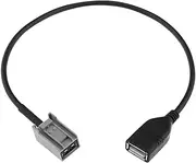 ECSiNG USB Adapter Cable Replacement Compatible with Honda Civic/Jazz/CR-V/CRZ/Costa/Account/Odyssey/Crosstour/Insight/Legend AUX USB Cable
