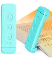 Glocusent USB Rechargeable Book Light for Reading in Bed, Portable Clip-on LED R