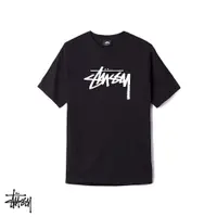 在飛比找蝦皮商城優惠-Stussy Stock 黑 短袖T恤 休閒 純棉 字母 草