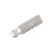 Wiha 71702 Ball-End Hex Inch Insert Bit, 7/64" x 25mm, 10 pieces