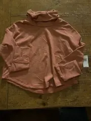 Cozecore Old Navy Small 6-7 Long Sleeve Funnel Neck Top With Thummies NWT