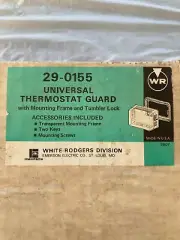 White Rodgers Vintage NOS 29-0155 Universal Thermostat Guard