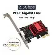 2.5G PCI-E To RJ45 Diskless Card Ethernet 2500Mbps 2.5Gbps For PC H4E99565