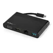 StarTech USB C Multiport Adapter, 4K HDMI / VGA, USB-C Travel Dock - DKT30CHVCM