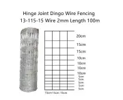 【Package Price】900M Wild dog/Dingo Wire Fence 13-115-15 $2525