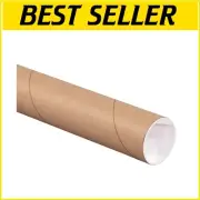 Bulk Pack of 50 Sturdy Art Mailing Tubes, 20x2 Inches for Safe Document Shipping