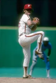 Pitcher Tug Mcgraw Of The Philadelphia Phillies 1980 Baseball Photo 6
