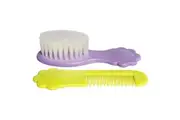 Pigeon Soft Nylon Bristles Comb & Brush Set For Kids Baby Infant Hair Grooming