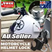 Universal Motorcycle Helmet Lock for Harley Bike Engine Crankcase Crash Bar IH
