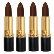 4 X REVLON SUPER LUSTROUS MATTE LIPSTICK ❤ 057 POWER MOVE ❤